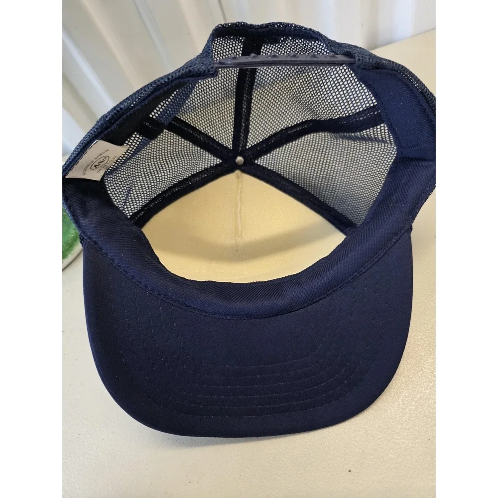 Vintage Arlin Ducks Hat Cap Snap Back Mens One Size Blue Mesh Trucker Hunting